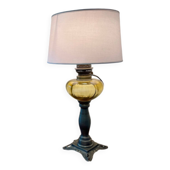 Electrified oil lamp