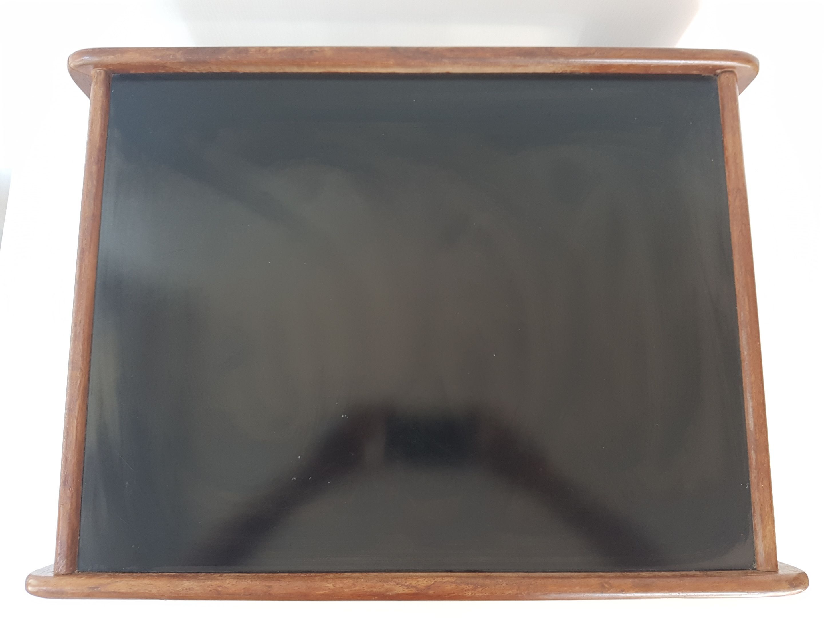 Vintage solid teak side table 1960