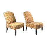 Pair of vintage heater chairs