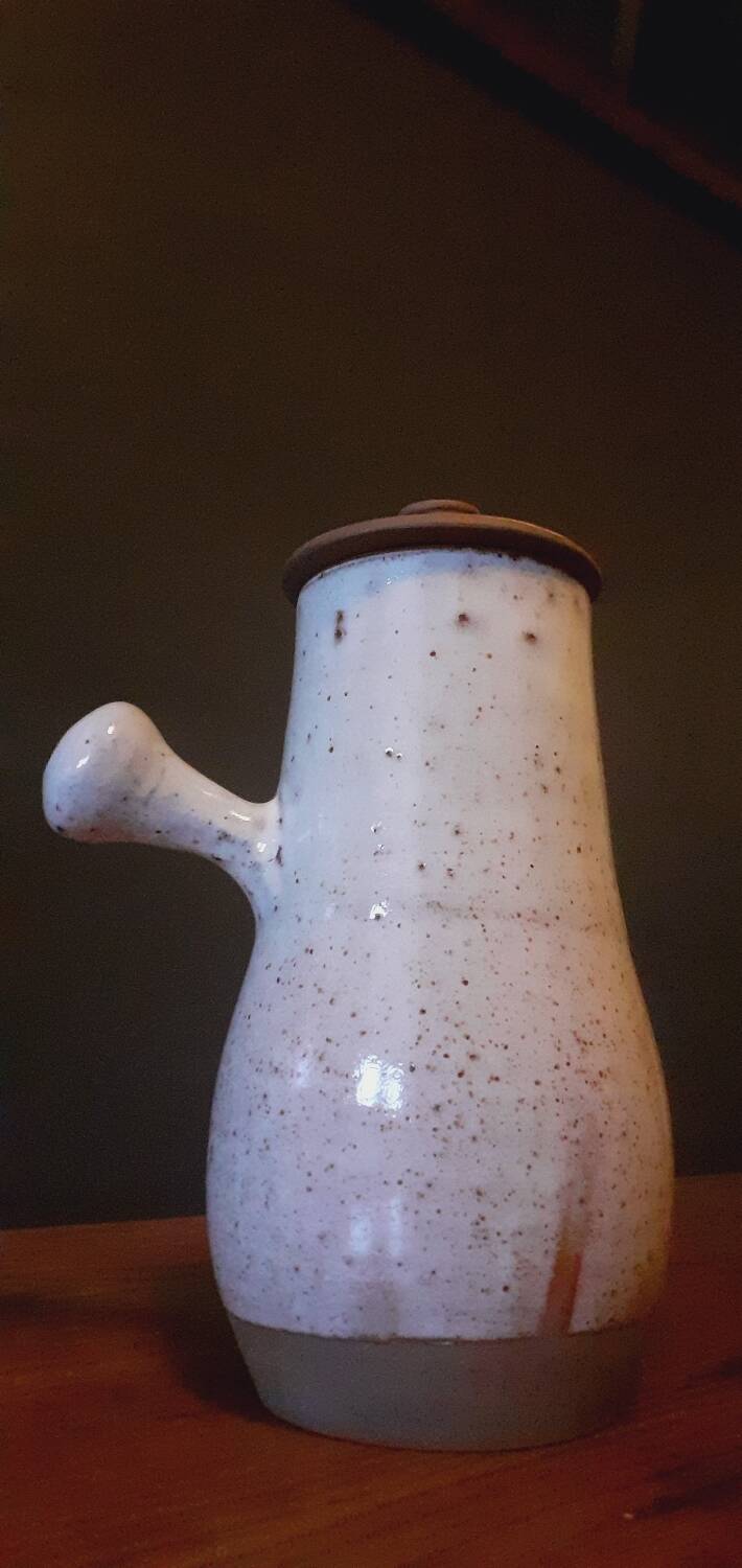 Ceramic jug from the 60s Roger Jacques (1920-2001) Puisaye stoneware