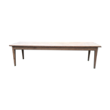 Farm table feet tapered rough wood