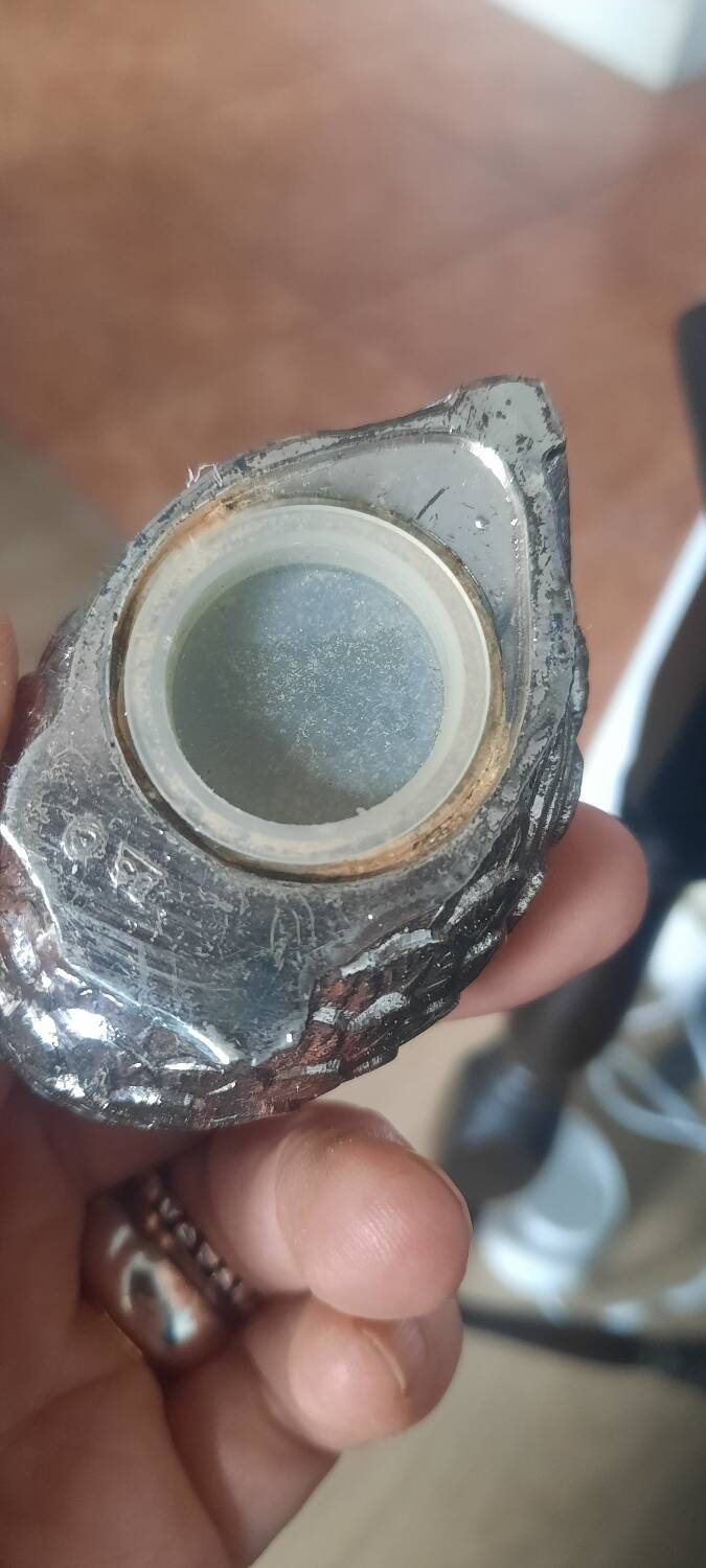 Salière et poivrier métal argenté