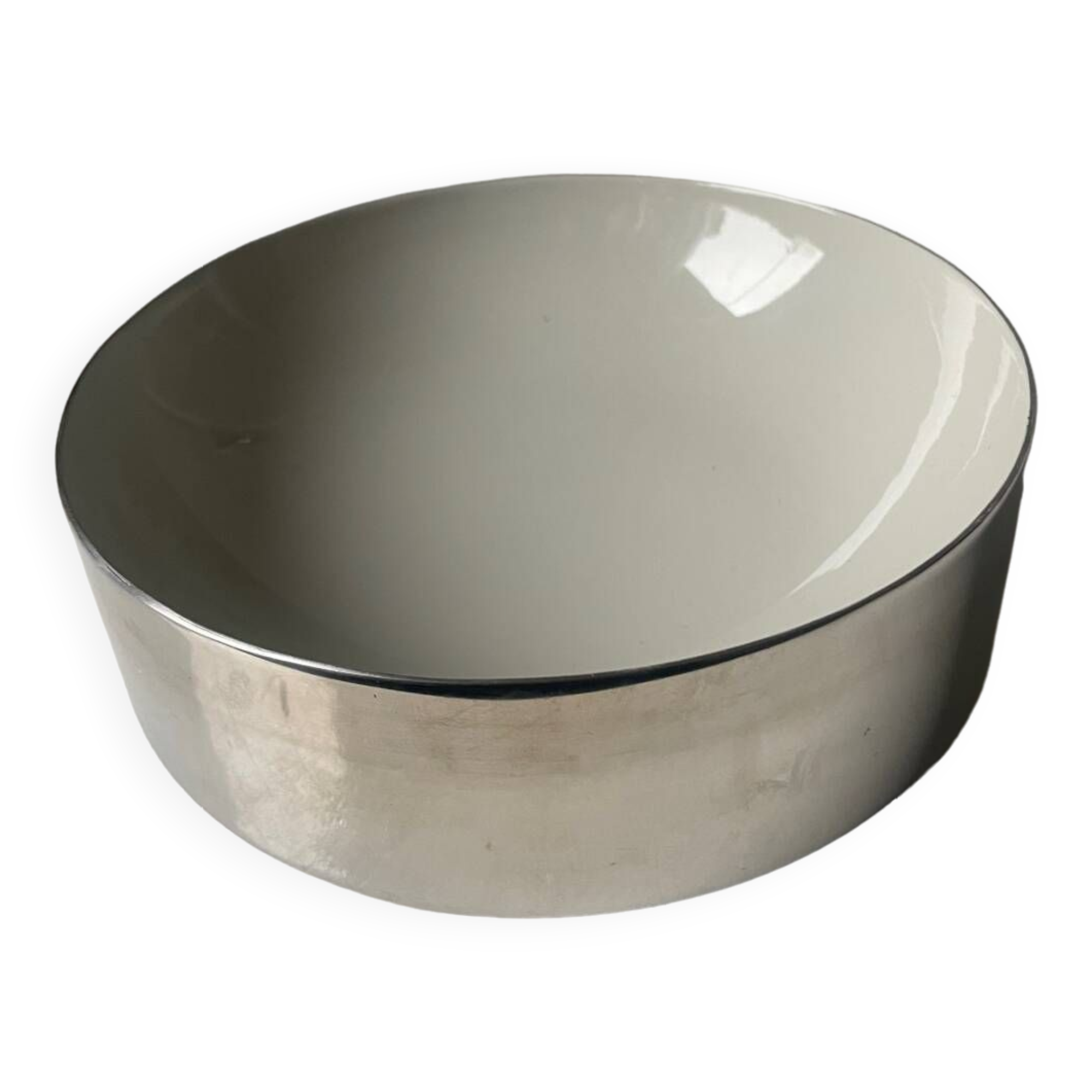 Paul smith for stelton stainless steel with grey enamel bowl never used nib