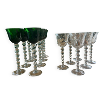 BUBBLE crystal glasses from SAINT-LOUIS