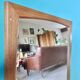 Teak mirror by Aksel Kjersgaard. Denmark 1965