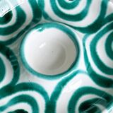 Set of two handmade ceramic egg cups
