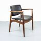 Fauteuil en teck danois par Erik Buch pour Ørum Møbelfabrik, années 1960.