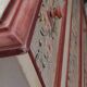 Painted chest of drawers with floral decoration