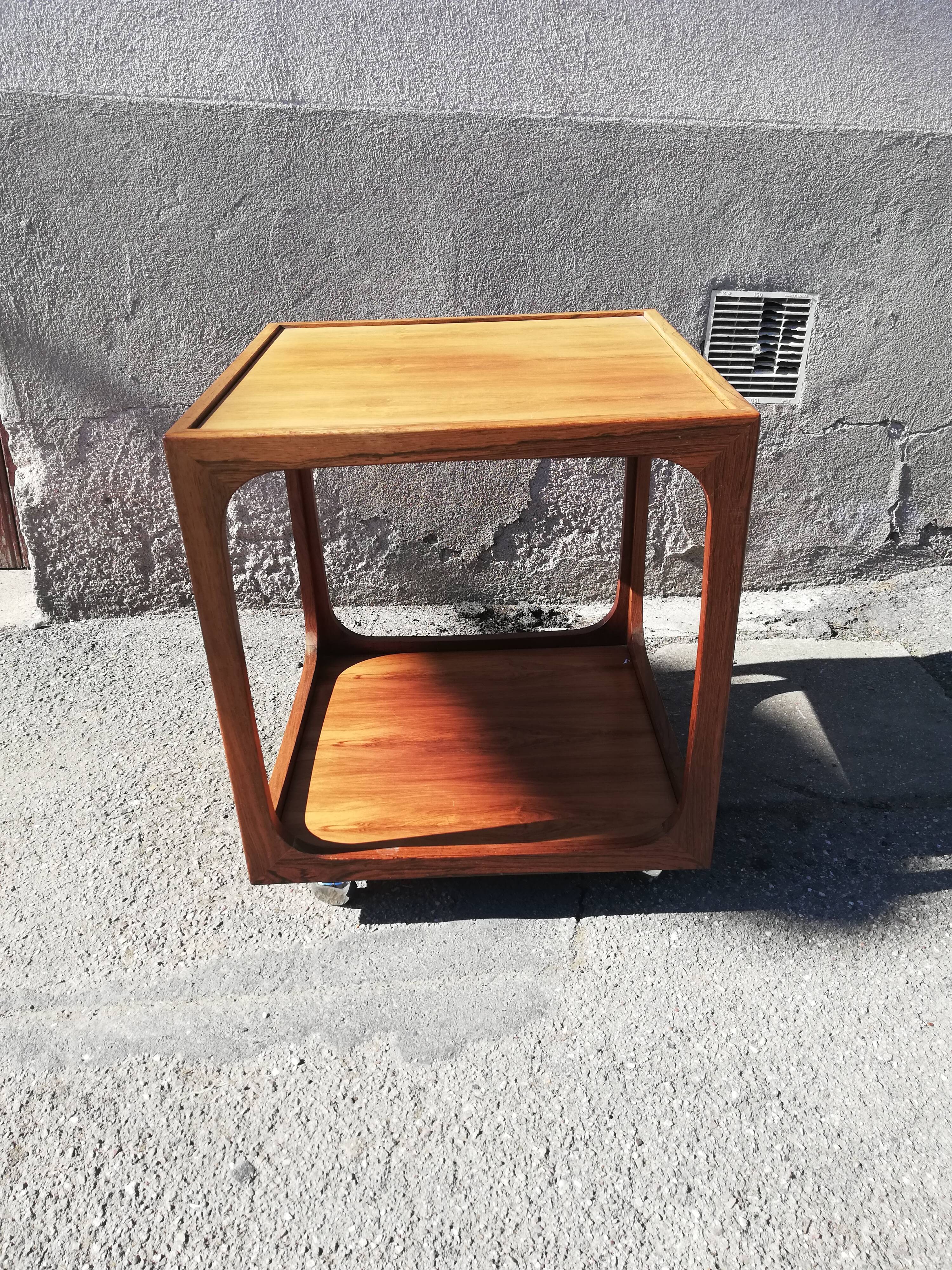 Scandinavian rosewood coffee table