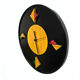 Post modern Memphis style wall clock, Italy 1980s