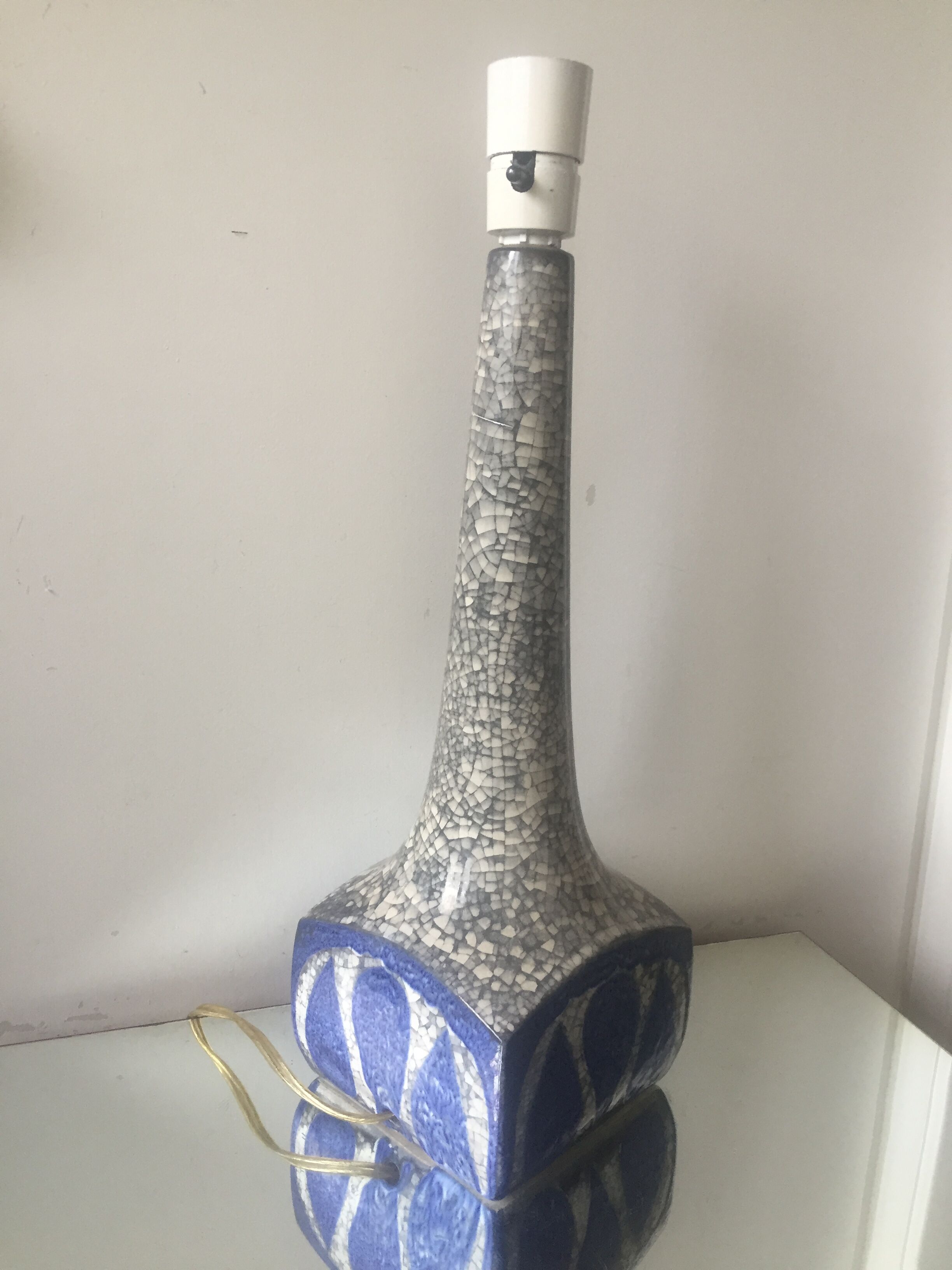 Michael Andersen ceramic lamp base 1960 danish