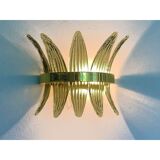 Fume’ “palmette” murano glass belt wall sconce