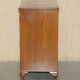 1940s vintage walnut commode with butler's serving tray.