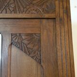 Wardrobe in solid oak