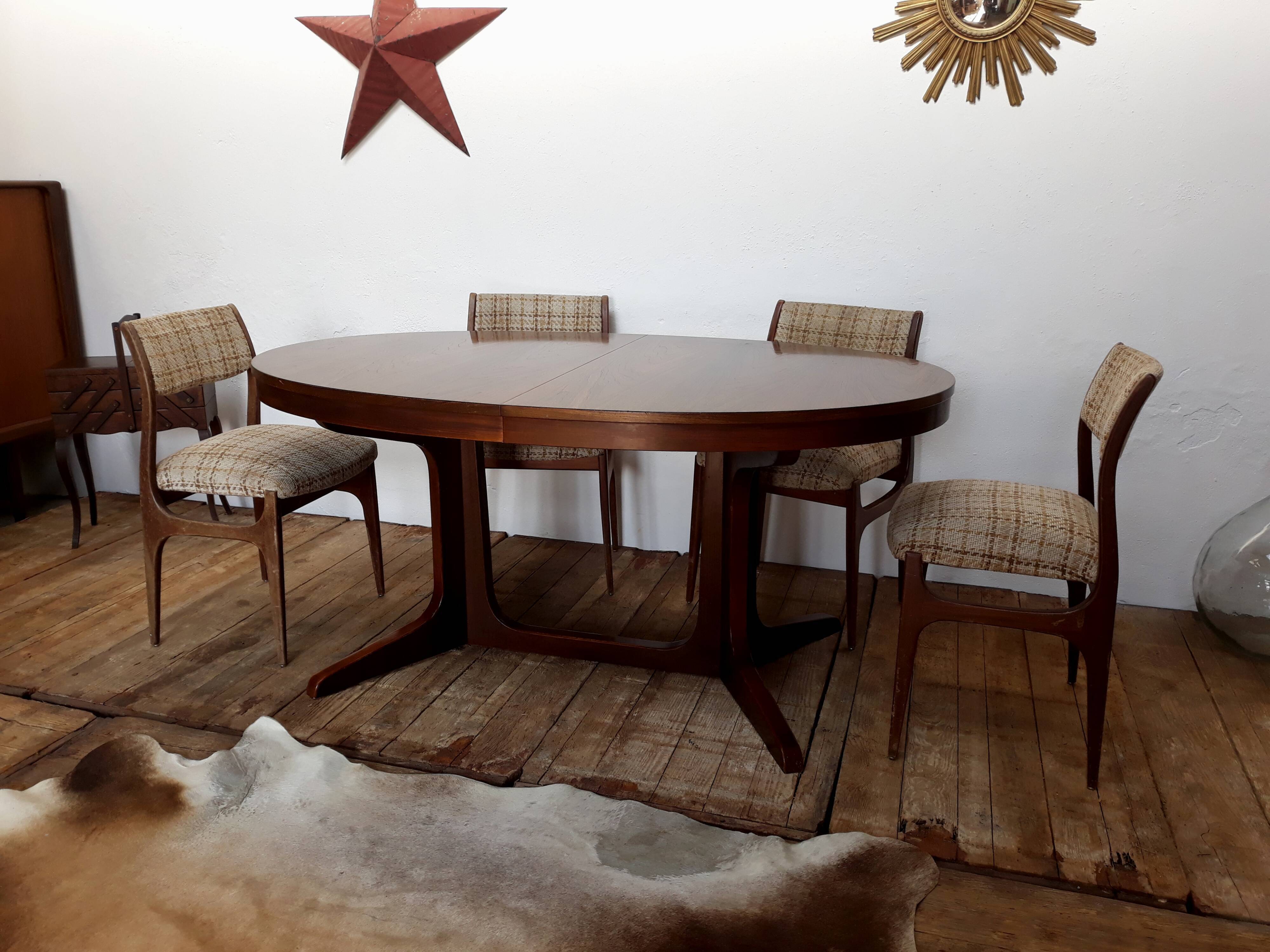 Table extensible vintage Baumann 1970