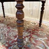 Louis Philippe mahogany farm table with flaps
