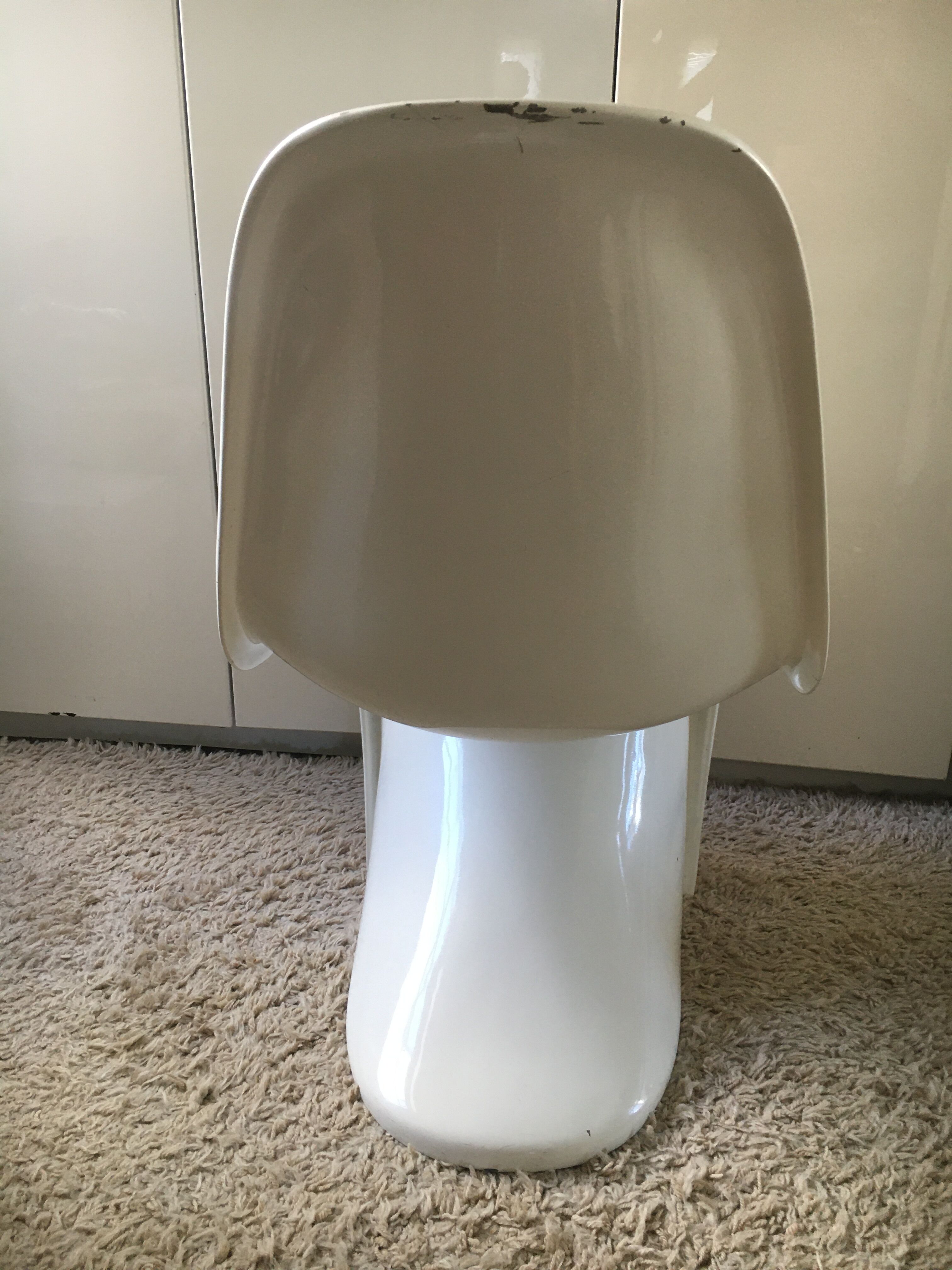 S chair by Verner Panton in fiberglass series 1 1967