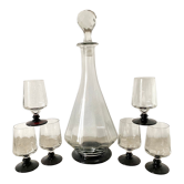 Carafe Vallerysthal and its 6 glasses