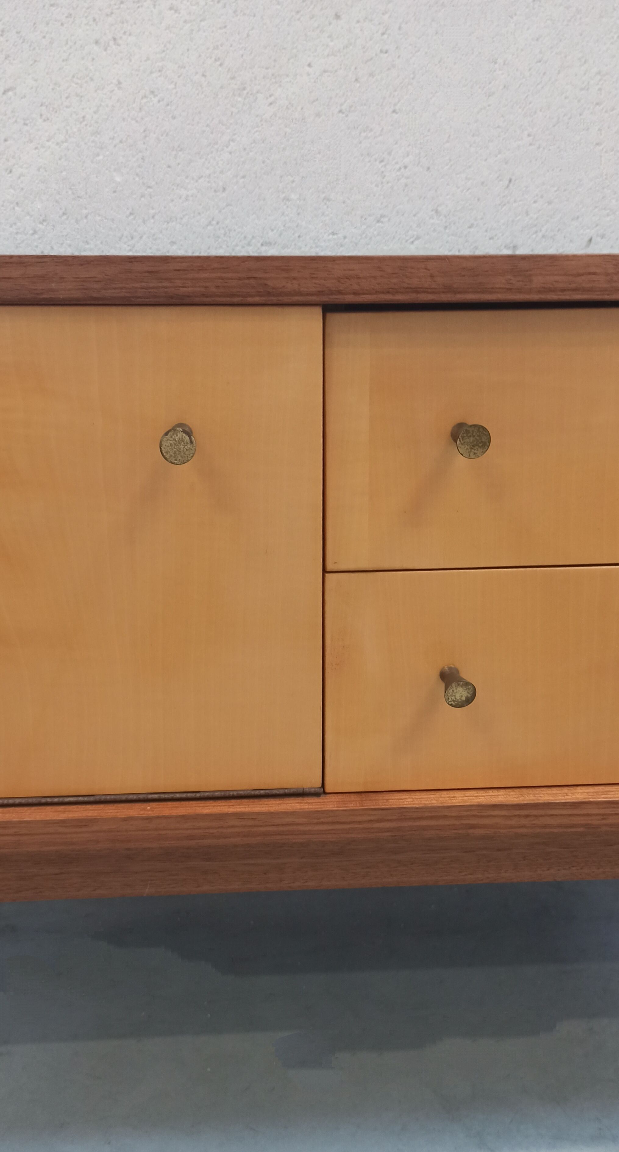 Sideboard wood and brass, 50's