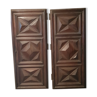 Paire de portes en bois anciennes