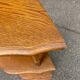 1970 dismantlable oak corner shelf with 4 levels