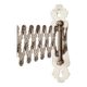 Metal accordion wall candle holder