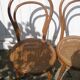 Trio of Thonet chairs late 19th model 14