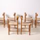 6 chaises J39 de Børge Mogensen en chêne, 1963