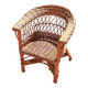 Vintage rattan children's armchair 1960