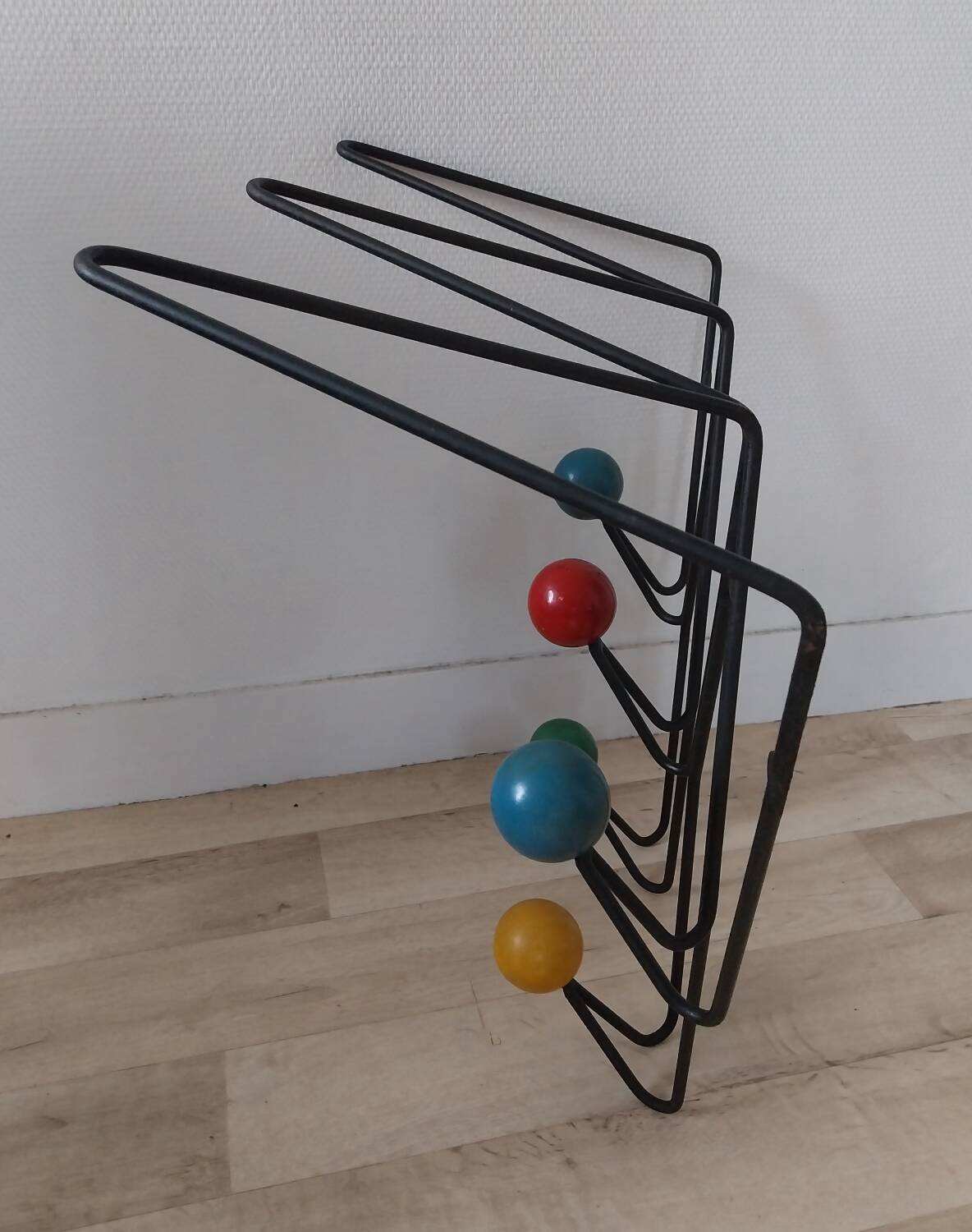50s wall coat rack