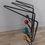 50s wall coat rack