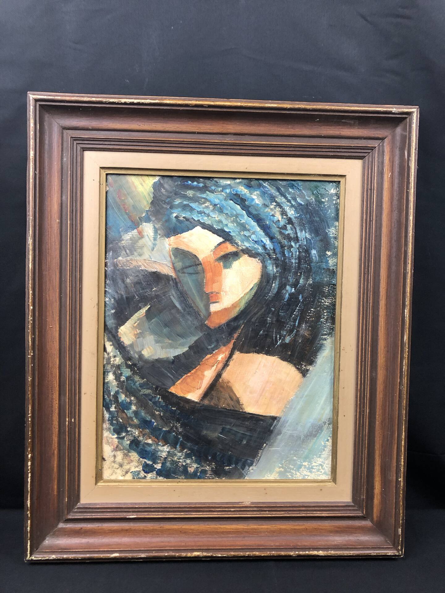 Gabriel Laurin d'Aix (1901-1973) attributed to - Oil on panel cubist