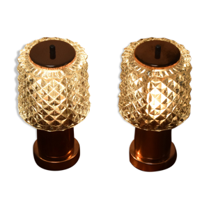 paire de petites lampes