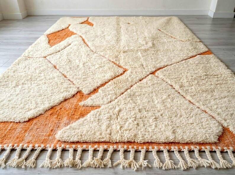 Handmade traditional Beni Ouarain rug 150/250 cm