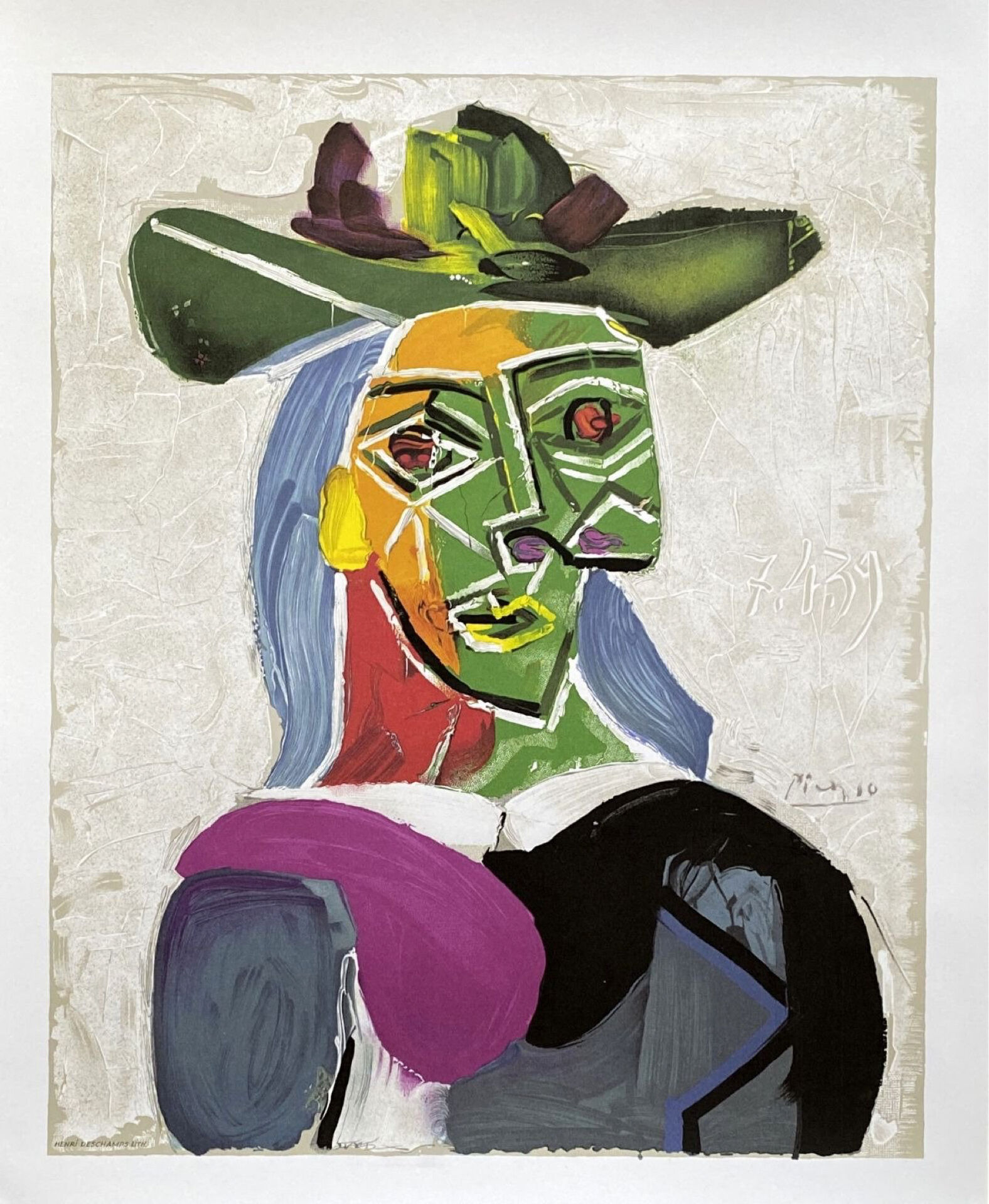 Pablo Picasso - Woman with a Hat Dora Maar Print