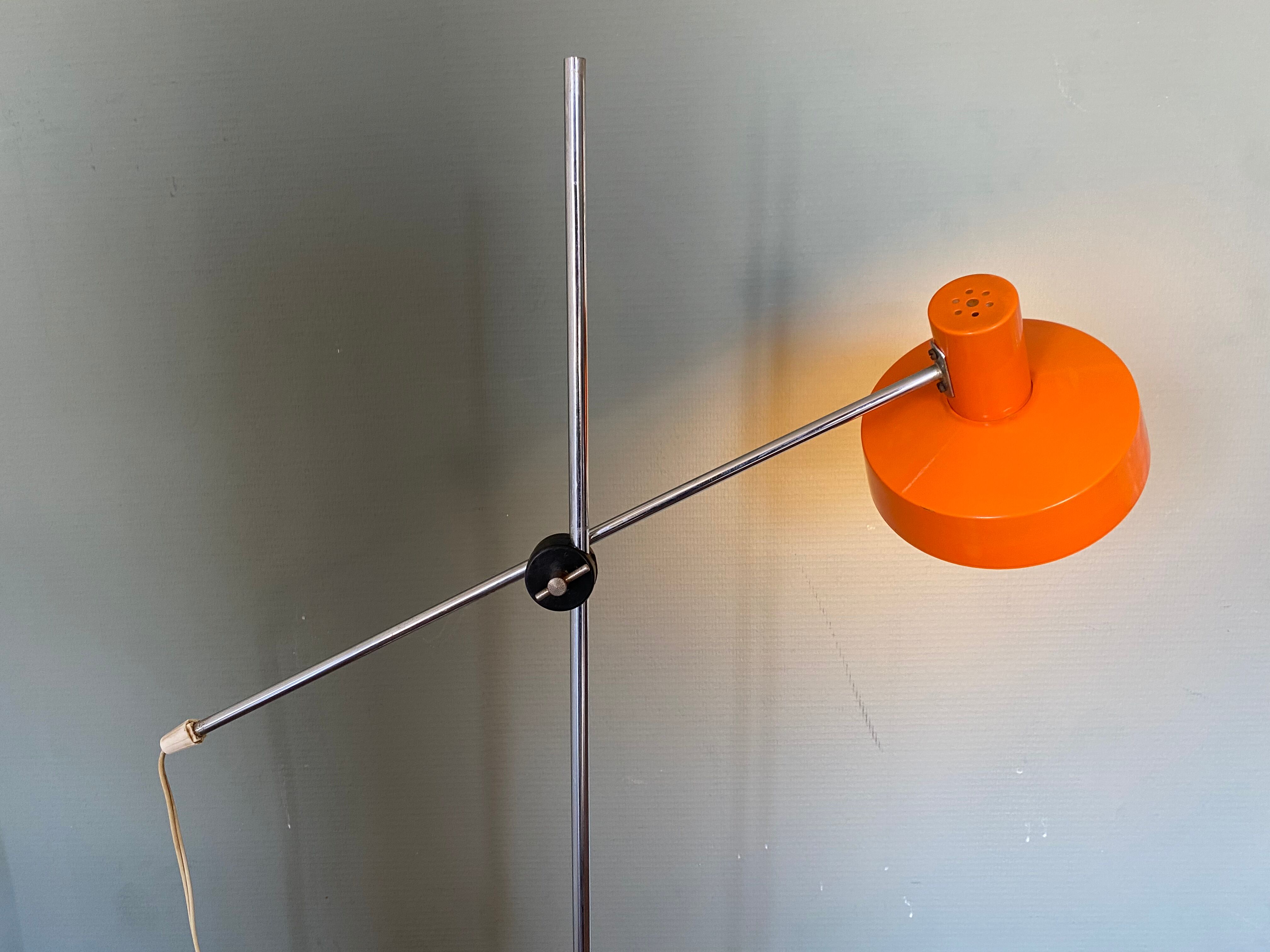 Mid-Century Modernist Adjustable Floor Lamp by J. J. M. Hoogervorst for Anvia, 1950s