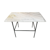 Table or rectangular console wrought iron