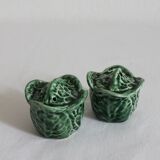 Salt and pepper shaker cabbage slurry