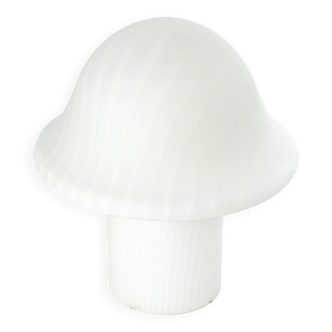 Large glass table lamp by Peil & Putzler, Germany, 1970s.