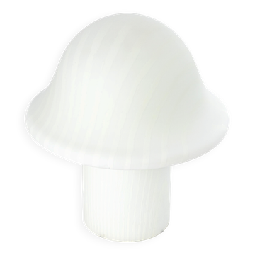 Large glass table lamp by Peil & Putzler, Germany, 1970s.