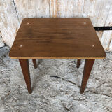 Table ecolier bois pieds compas vintage
