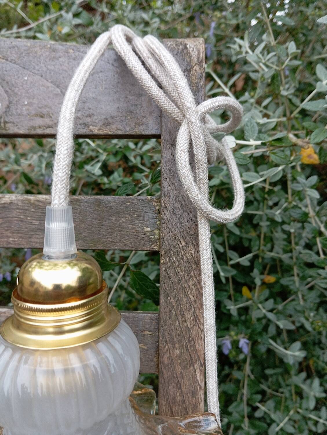 Amber yellow tulip glass nomad pendant light 🌷