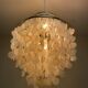 Grand lustre en nacre style Verner Panton années 60
