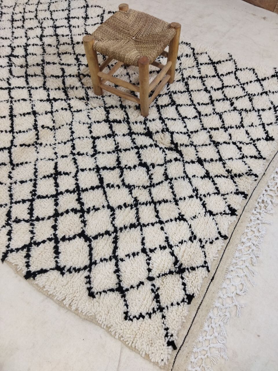 Handmade Moroccan Berber carpet 264 X 155 CM