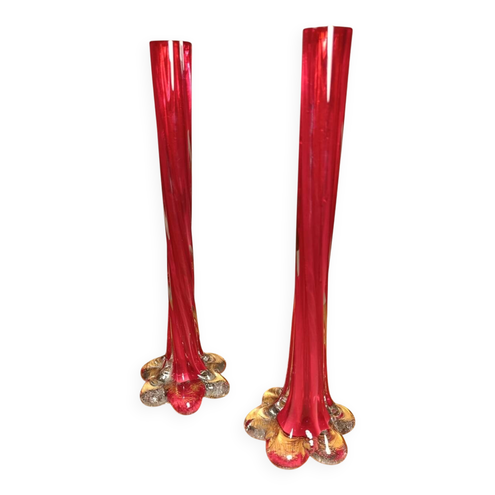 Paire de soliflores