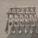 12 silver-plated oyster forks, SFAM silversmith, art deco printania