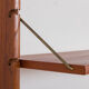 Norwegian free standing wall unit in teak by Torbjorn Afdal, 1960s