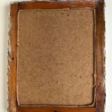 Braided wicker mirror