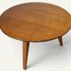 Tripod coffee table in oak, 1950s.