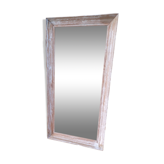 Mirror in molded and white fir (Papeete collection)